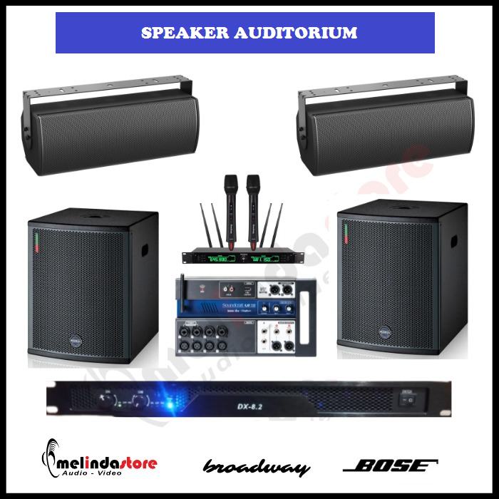 Paket Sound System Auditorium Speaker Bose AMU208 B